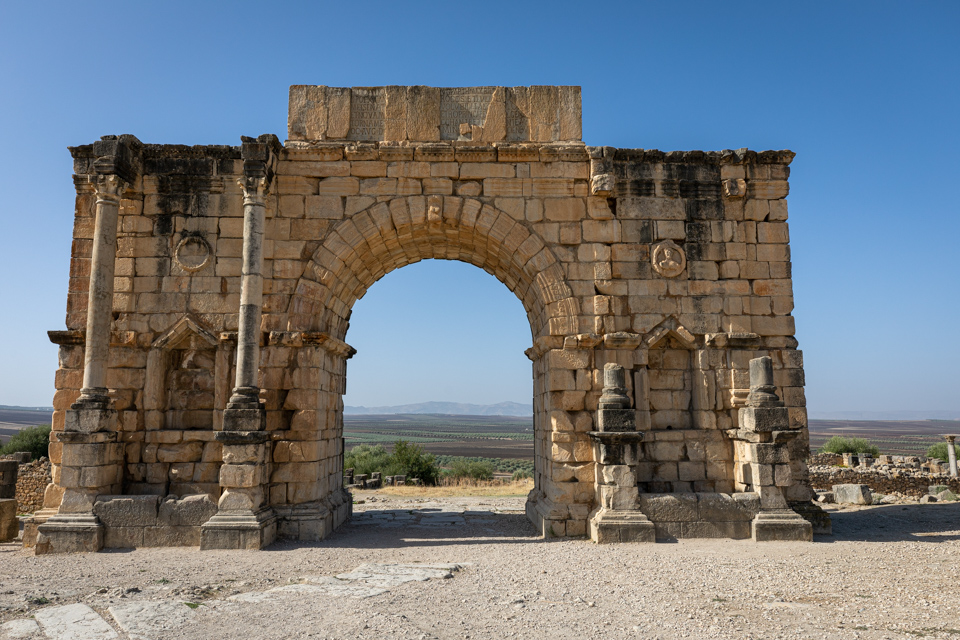 Arch of Caracalla in Volubilis, Morocco