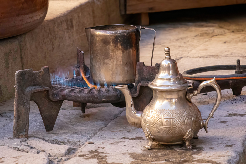 Morning Tea in Fez, Morocco