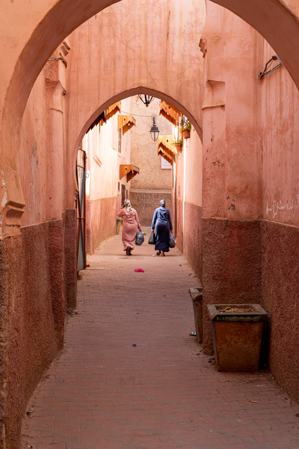 Two Women in Sefrou, Morocco