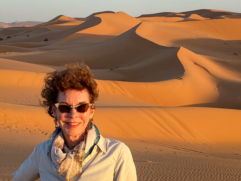 Movie Star in Sahara, Morocco