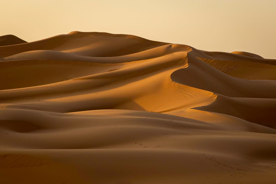 Waves in Sahara, Morocco
