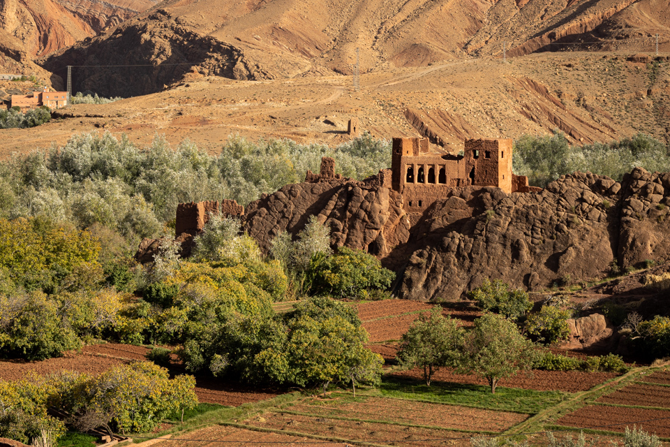 Casbah  in Dades Gorge, Morocco