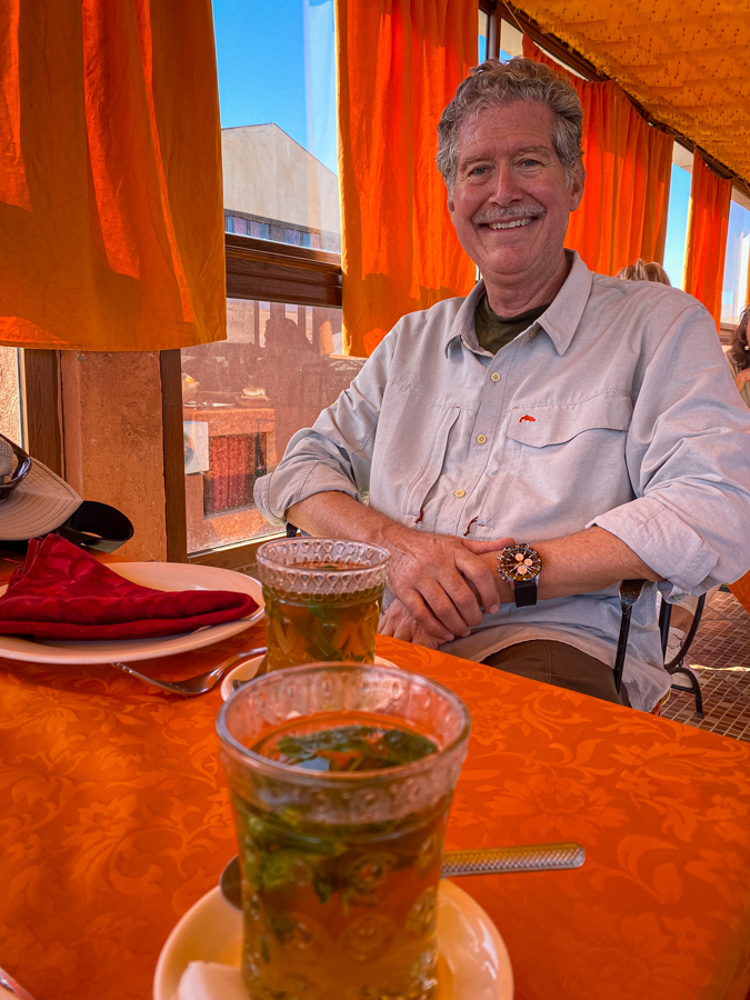 Mint Tea in Ait Benhaddou, Morocco