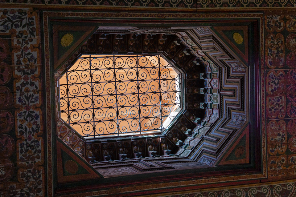 Skylight in Marrakech, Morocco