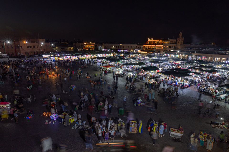 Nightlife in Marrakech, Morocco