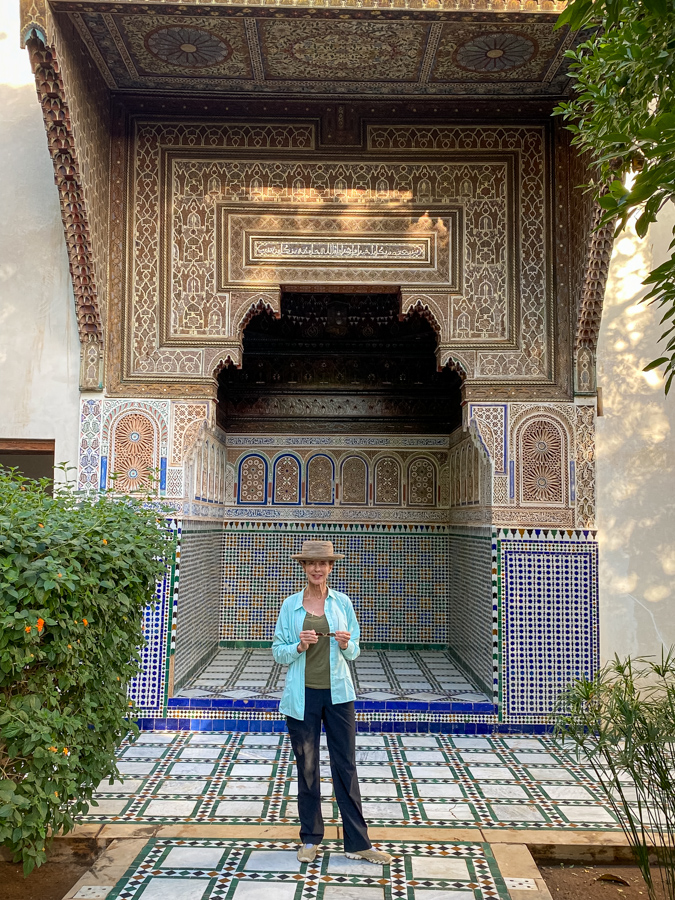 Garden Visit in Marrakech, Morocco
