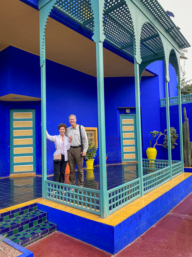 In Jardin Majorelle in Marrakech, Morocco