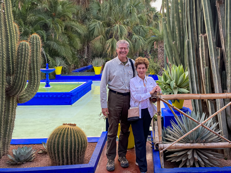 Desert Garden in Marrakech, Morocco