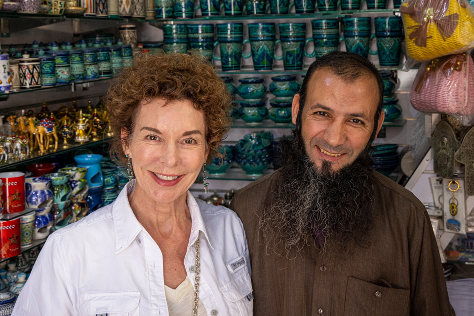 Happy Transaction in Marrakech, Morocco