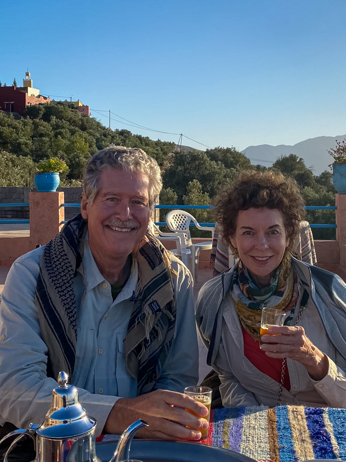 Sunset Tae in Aguergour, Morocco