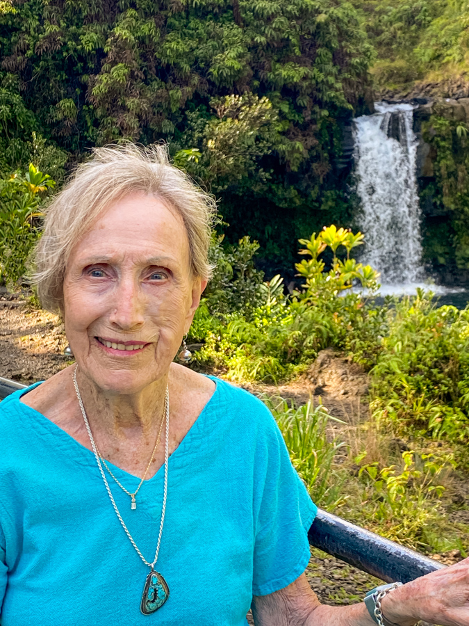 At the Falls in Hana, Hawaii
