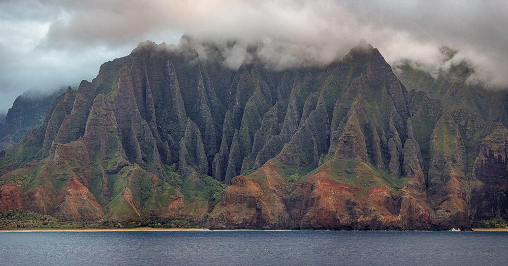 High Cliffs in Na Pali Coast, Hawaii