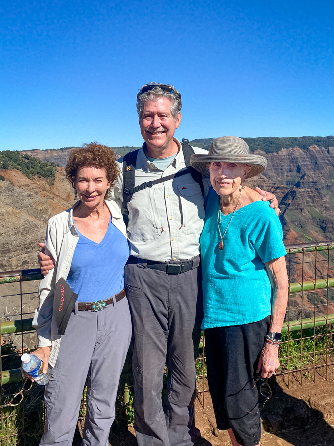 Viewing Waimea Canyon in Waimea Canyon, Hawaii