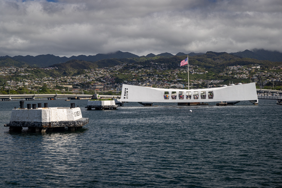USS Arizona Memorial in Honolulu, Hawaii
