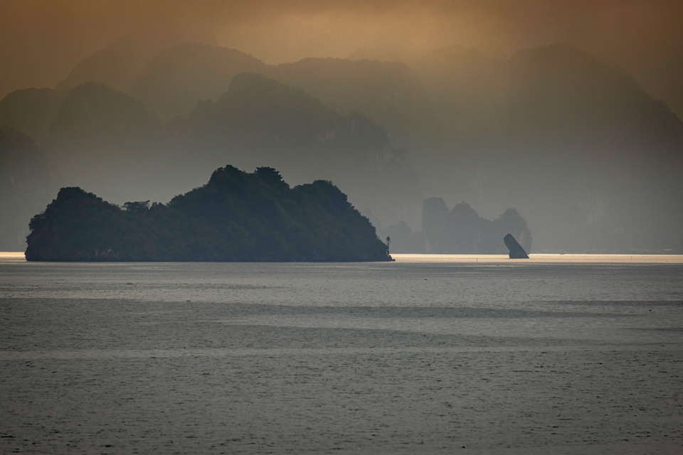 A Little Sun in Ha Long Bay, Vietnam