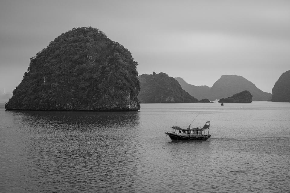 Fishing Boat in Ha Long Bay, Vietnam