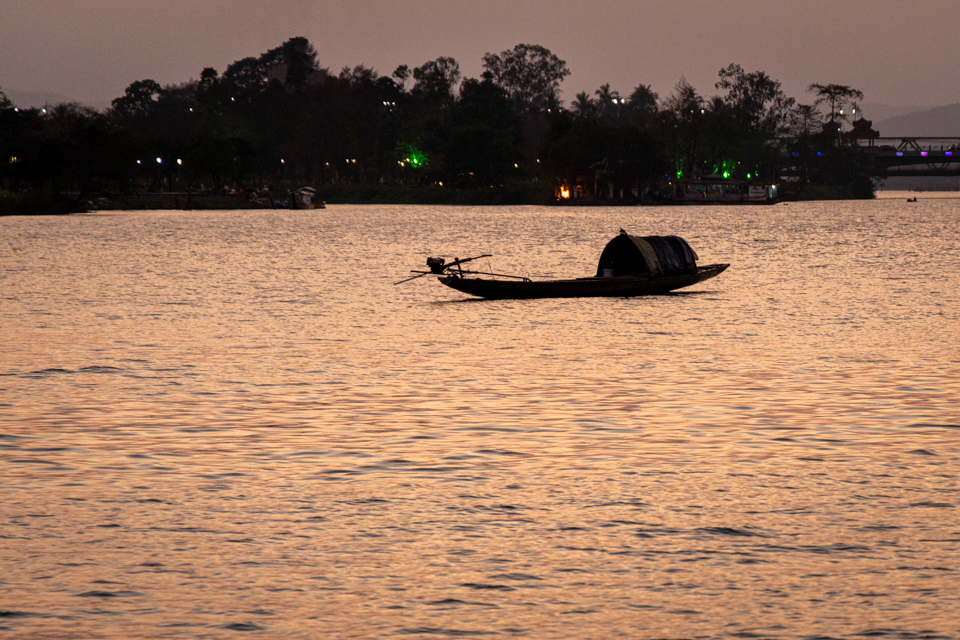 Golden Water in Hue, Vietnam