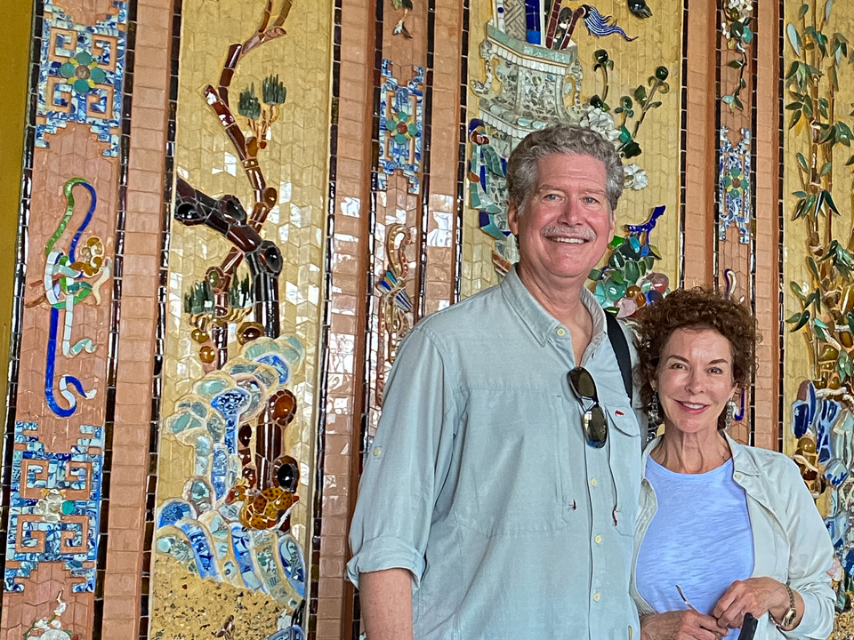 Colorful Walls in Hue, Vietnam