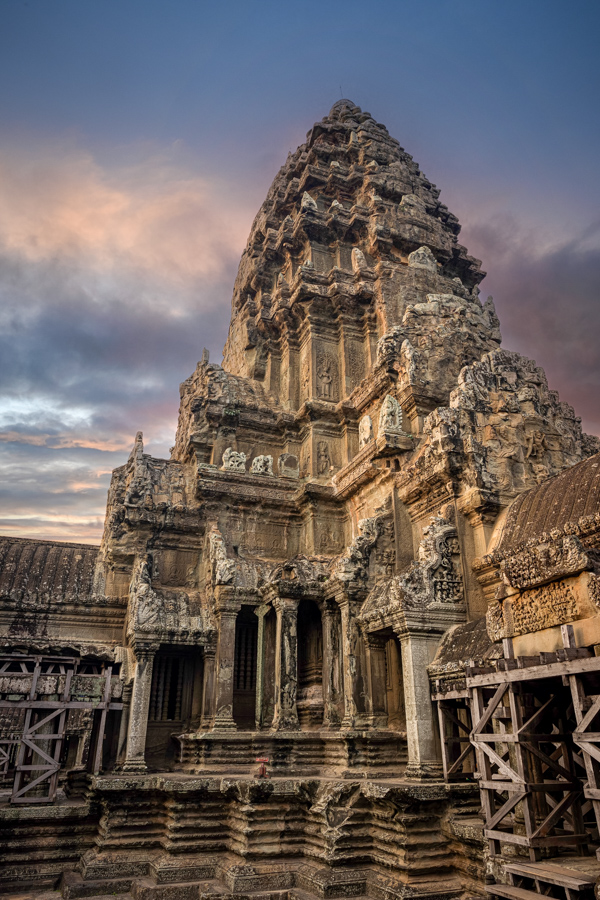 Ancient Tower in Seim Reap, Cambodia