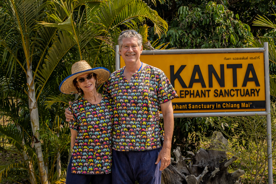 Kanta Elephant Sanctuary in Chiang Mai, Thailand