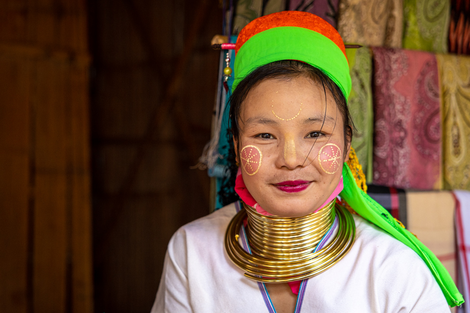 Golden Rings in Chiang Rai, Thailand