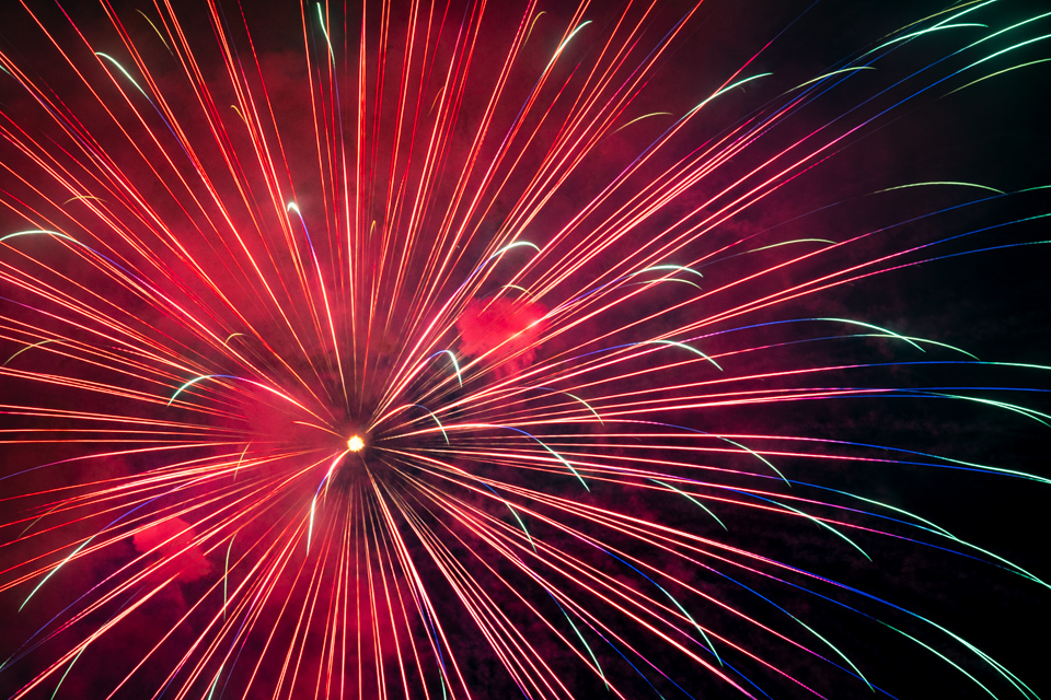 Big Burst in Highlands, North Carolina