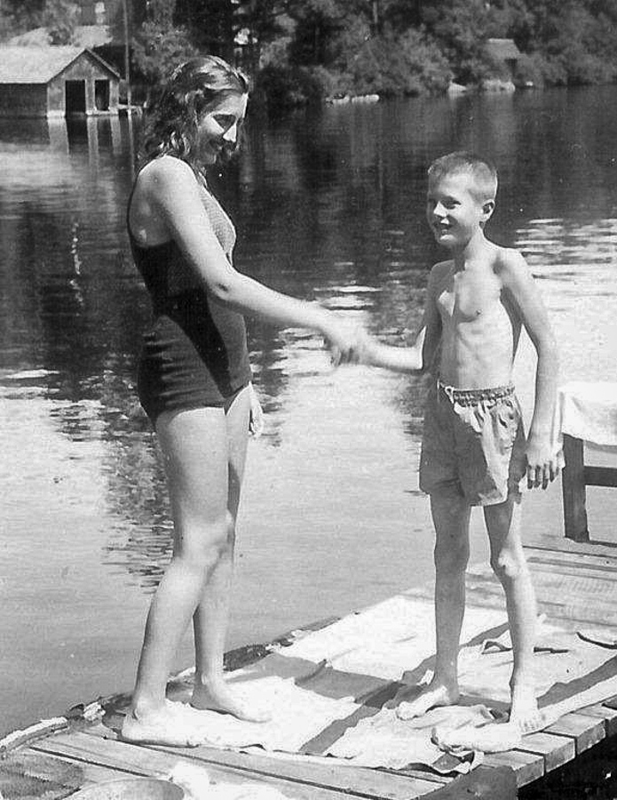Young Liz in Estes Park, Colorado