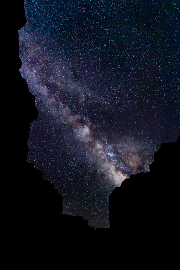 Millions of Stars in Grand Canyon, Arizona