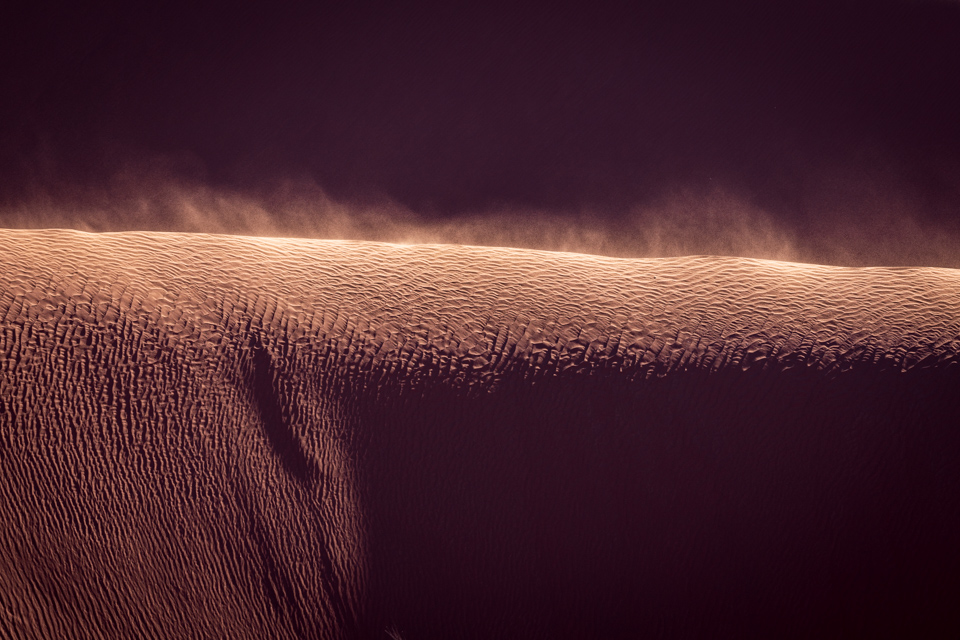 Blowing Sand in Chinle, Arizona