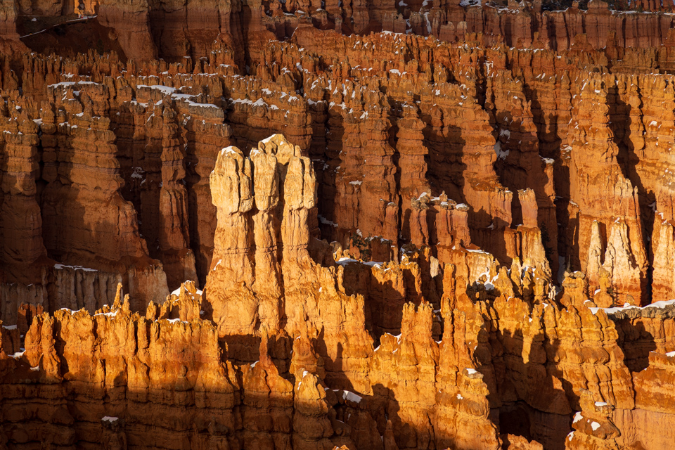 Three Rocks in Bryce Canyon, Utah