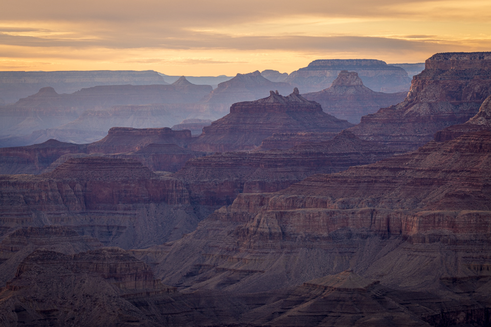 Canyon Sunset in Grand Canyon, Arizona