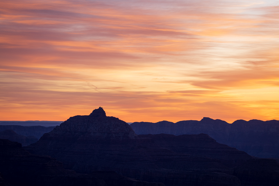 Yaki Point Sunrise in Grand Canyon, Arizona