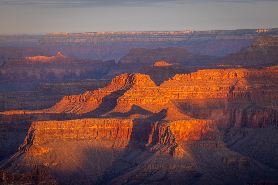 Colorful Rocks in Grand Canyon, Arizona