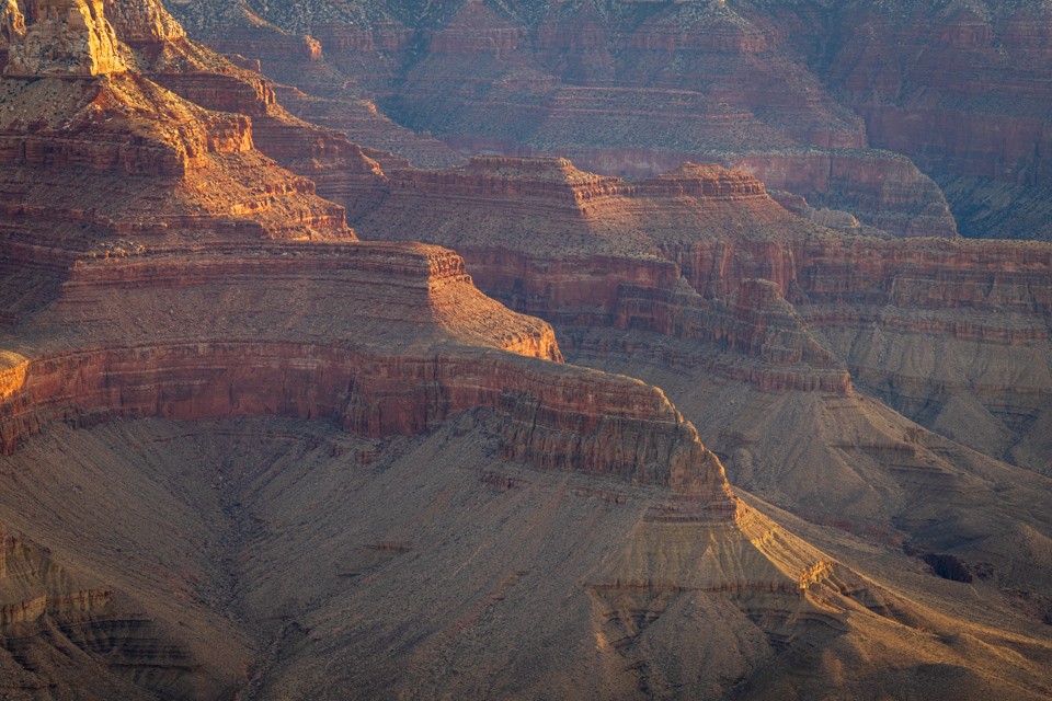 Morning Cliffs in Grand Canyon, Arizona