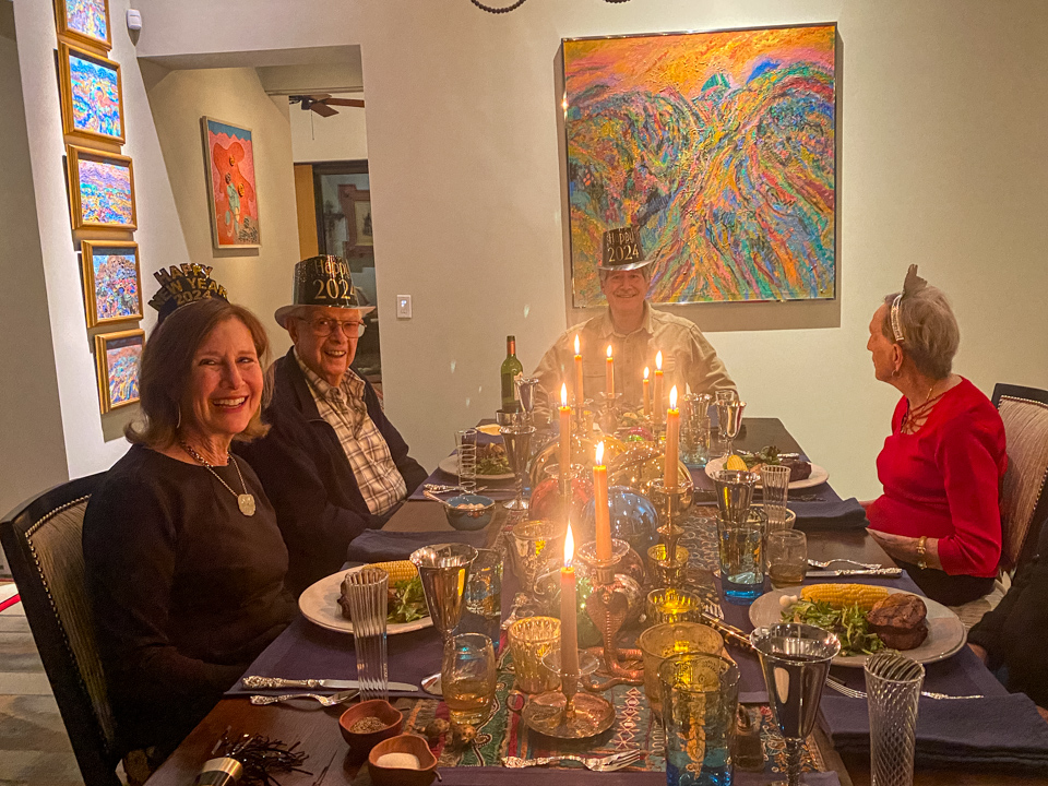 New Year Dinner in Paradise Valley, Arizona