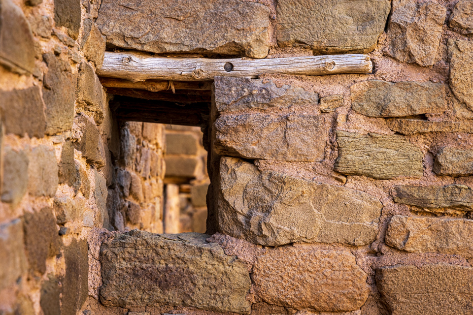 Through Windows in Aztec, New Mexico