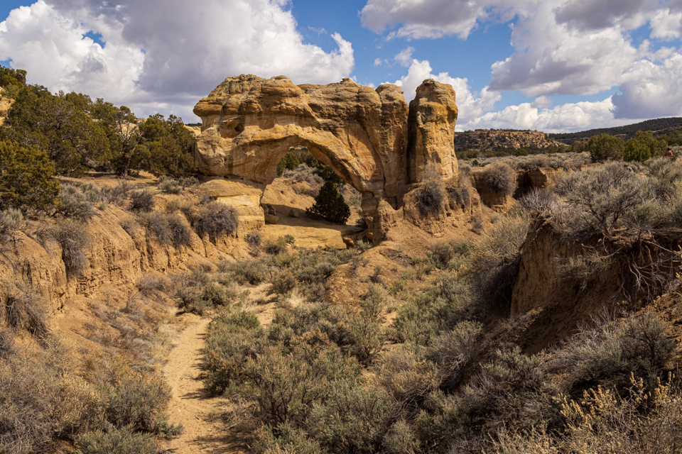 Arch Rock in Aztec, New Mexico