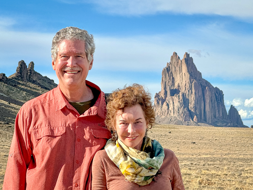 Hiking Shiprock in Farmington, New Mexico