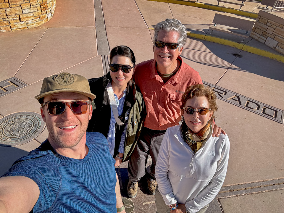 Four Corners Selfie  in Four Corners, Arizona