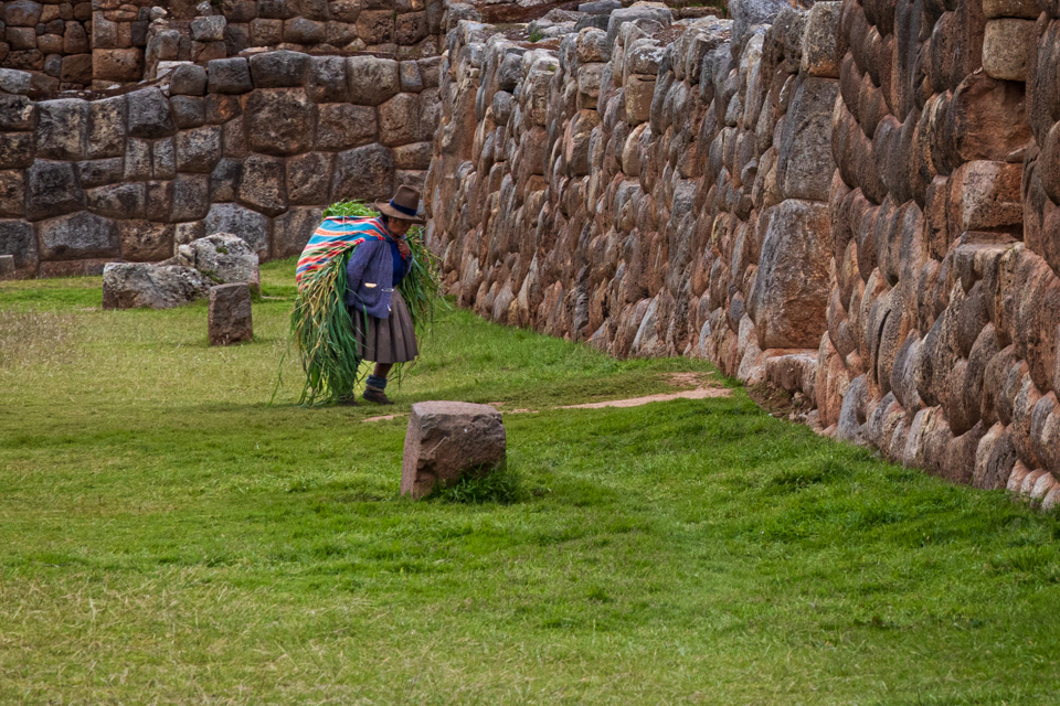 Path Through Chinchero in Sacred Valley, Peru