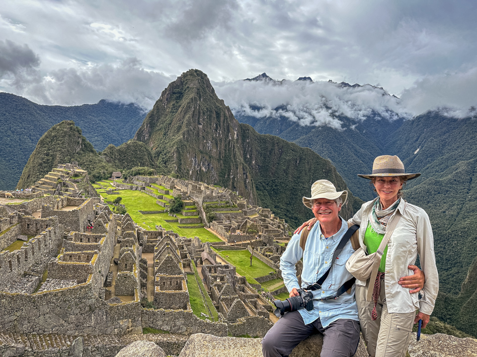Machu Picchu Backdrop in Sacred Valley, Peru