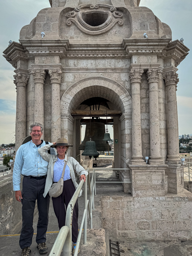 At the Bell Tower in Arequipa, Peru
