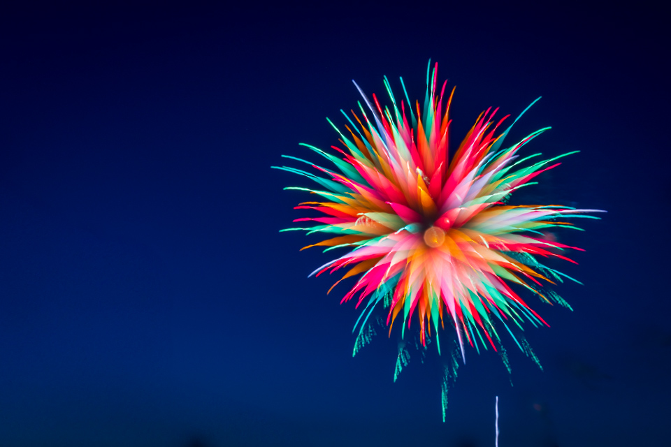 Colorful Burst in Highlands, North Carolina