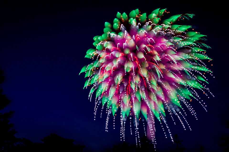 Big Burst in Highlands, North Carolina