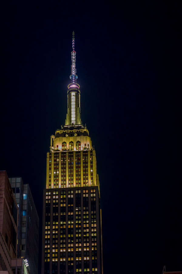 Bright Skyscraper in New York, New York