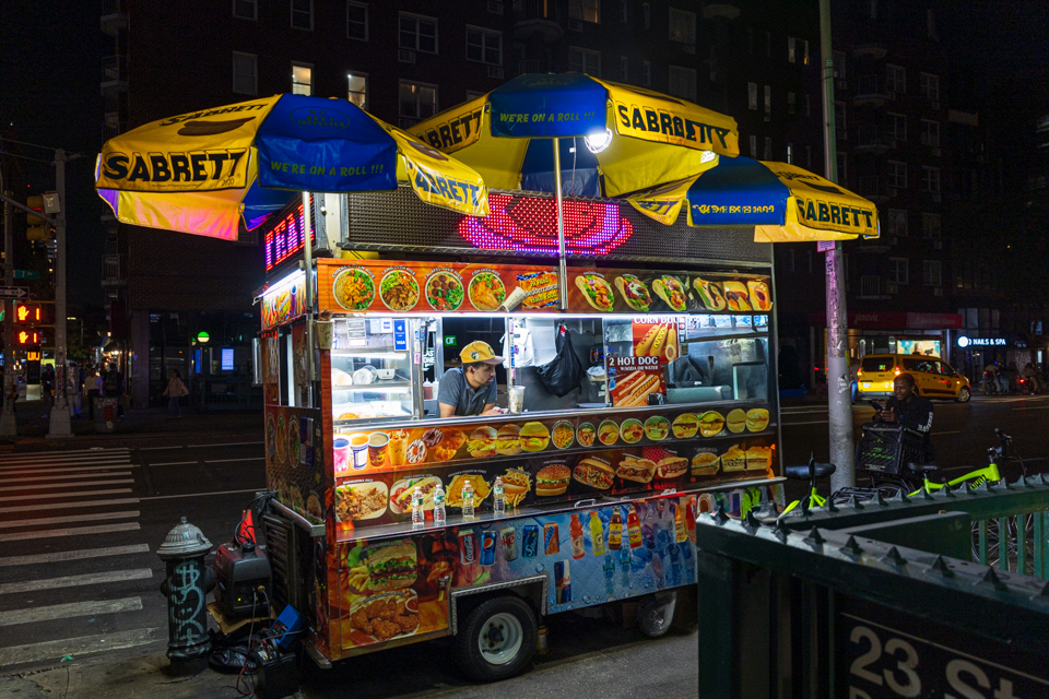 Street Vendor in New York, New York