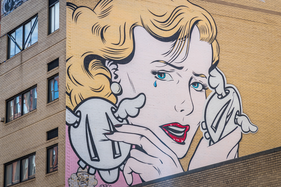 Cool Building Mural  in New York, New York