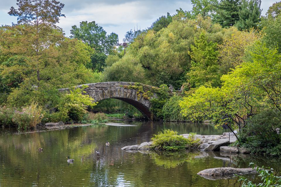 Gapstow Bridge in New York, New York