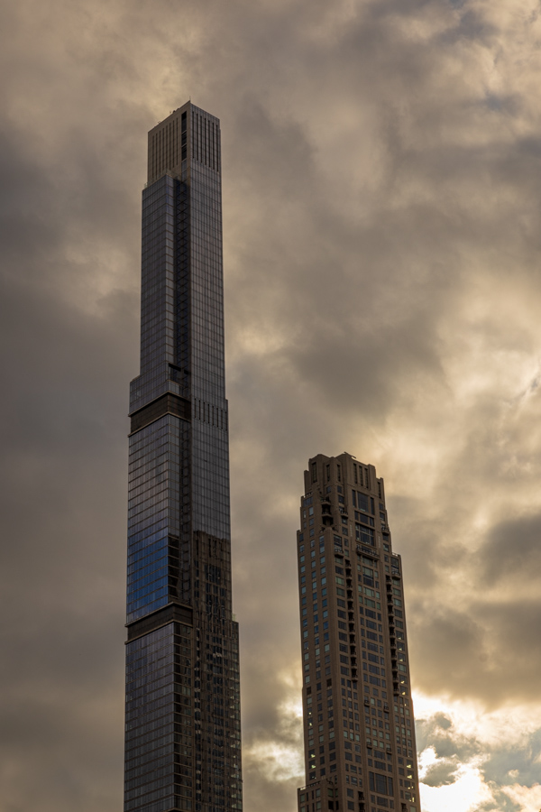 Dusk Skyscrapers in New York, New York