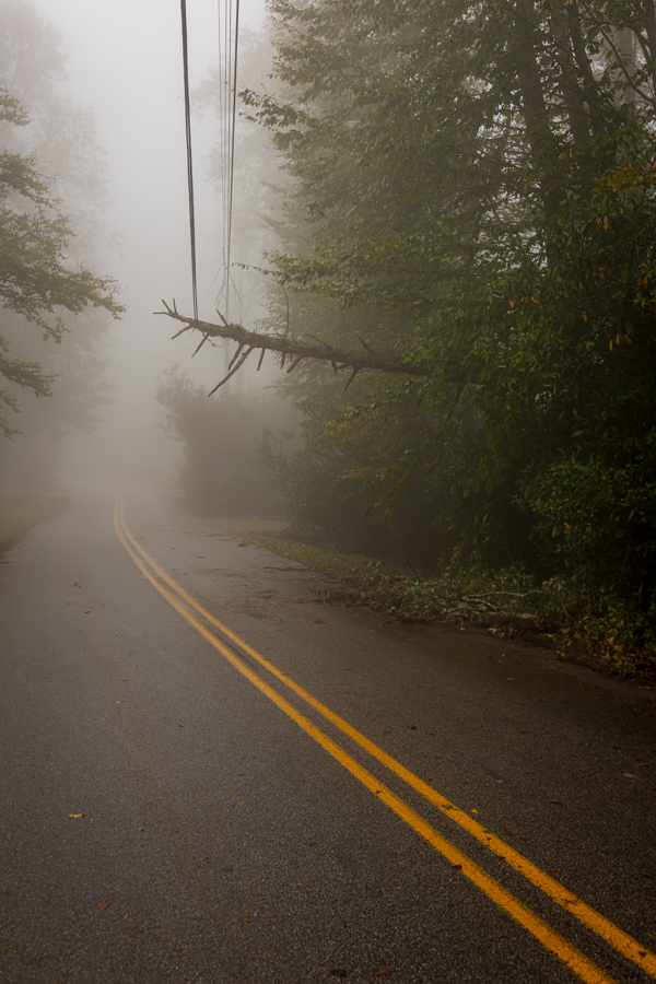 Hurricane Helene in Highlands, North Carolina